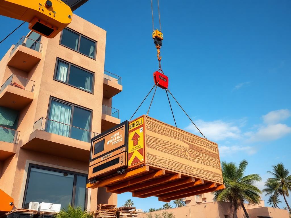 إيجار أوناش رفع الأثاث